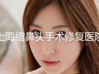 上海缩鼻头手术修复医院参考价格！上海逆时针医疗美容门诊部技术赞价格也亲民